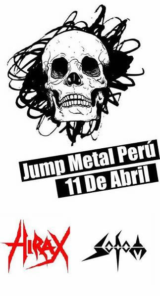 Hirax with Sodom, April 11, 2012, in Peru