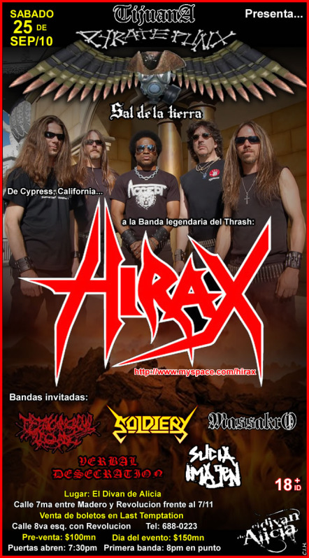 Hirax: September 25, 2010